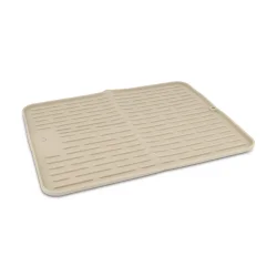 DESIGNSTUFF DRIP stor t�rrem�tte i sandfarvet silikone med dr�n til k�kkenvasken.