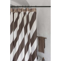 Mette Ditmer DIAGONAL Badeforhng chokolade 150 x 200 cm