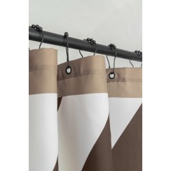 Mette Ditmer DIAGONAL Badeforhng chokolade 150 x 200 cm