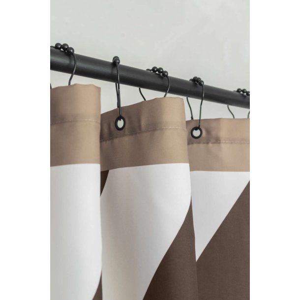 Mette Ditmer DIAGONAL Badeforhng chokolade 150 x 200 cm