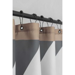 Mette Ditmer DIAGONAL Badeforhng Mrk gr 150 x 200 cm