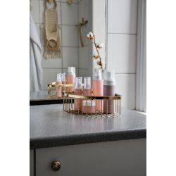 Hjrne sbehylde blank messing - ELEMENTS