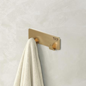 Nortiq T&B Selvklbende knagerkke, brstet guld