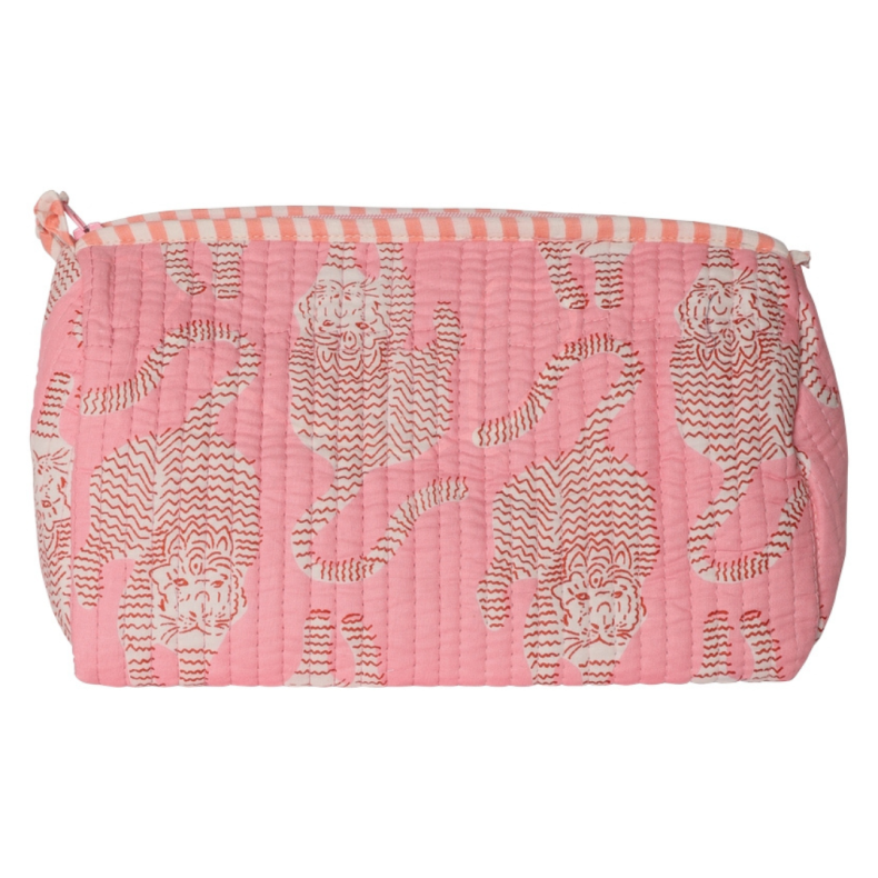 Kosmetiktaske, artisan, pink/rd