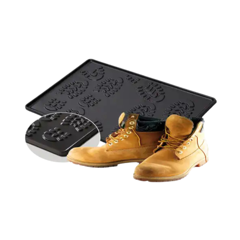 LAKO Skobakke i plast 49 x 35 cm - Sort, skomtte