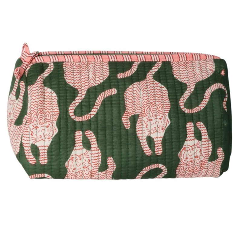 Au Maison Kosmetiktaske, Artisan, pink/gr�n