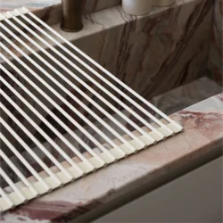 DESIGNSTUFF DRIP Foldbar t�rrem�tte til opvask, sand