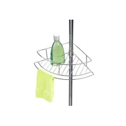Wenko Dolcedo teleskop shampoohylde til hjrne, rustfrit stl