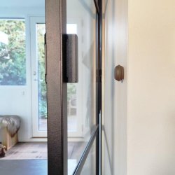 MACARON Selvklbende drstopper, lyserd