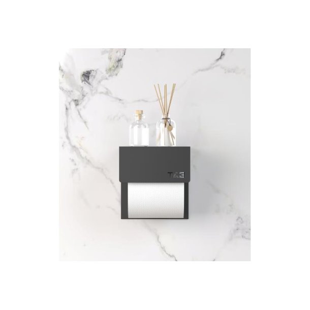  Nortiq T&B Selvklbende toiletrulleholder, mat sort
