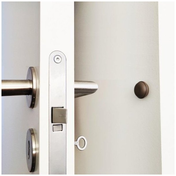 MACARON Selvklbende drstopper, lyserd