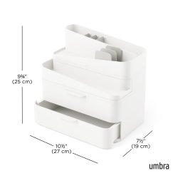 Umbra GLAM organizer, stor, hvid
