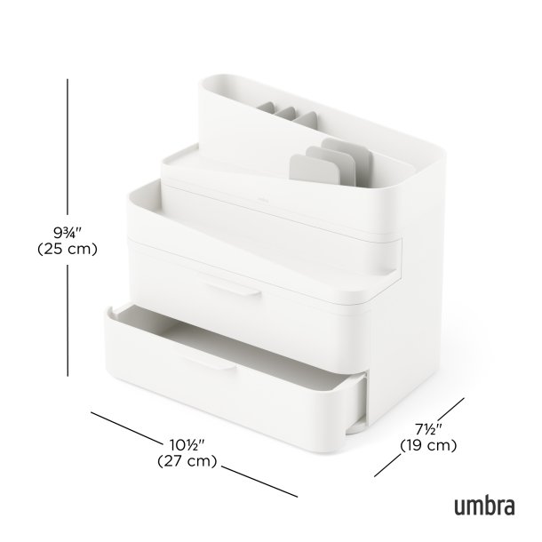 Umbra GLAM organizer, stor, hvid
