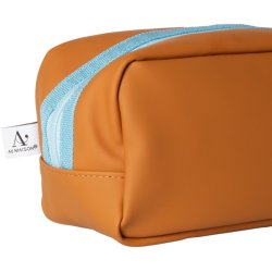 Au Maison Kosmetiktaske, brun/beige, 20x11,4x8,5 cm