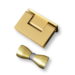 Brusedr rgfarvet m. messing, 8 mm glas p ml - Aquatrend