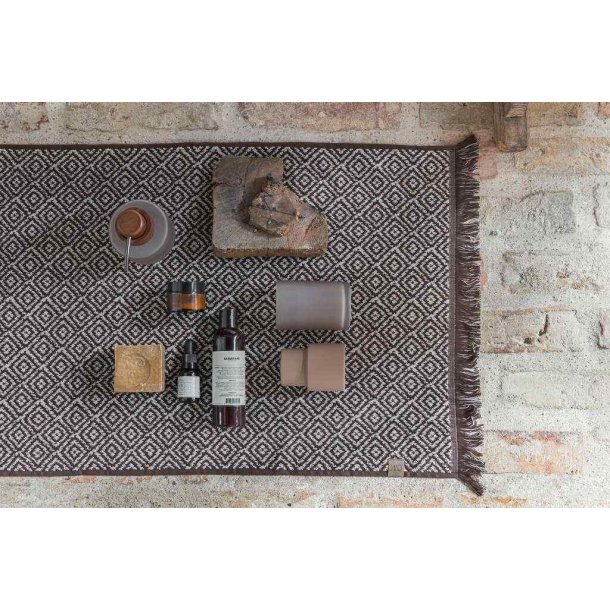 Mette Ditmer MOROCCO badem�tte 50x80 cm, brun/hvid