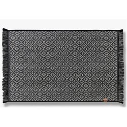 Mette Ditmer  MOROCCO bademtte 50x80 cm, sort/hvid
