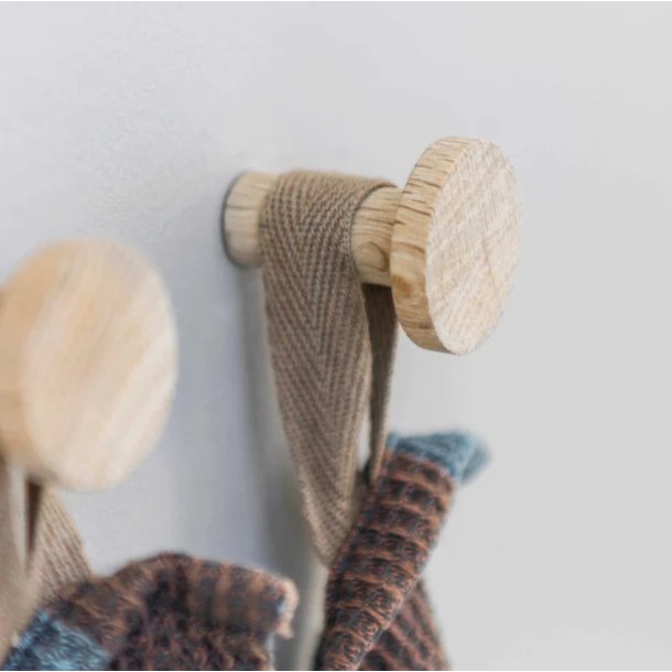 Mette Ditmer Point Knager 2 stk. 3,3 x L4 cm, Eg