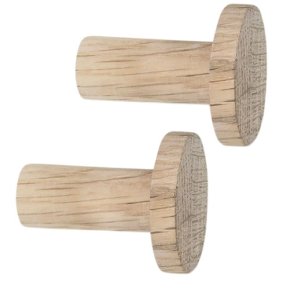 Mette Ditmer Point Knager 2 stk. 3,3 x L4 cm, Eg