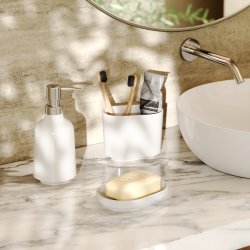 Umbra sbedispenser STEP, hvid 