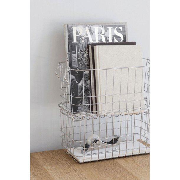 Mette Ditmer STORE-IT opbevaringskurv H16, krom