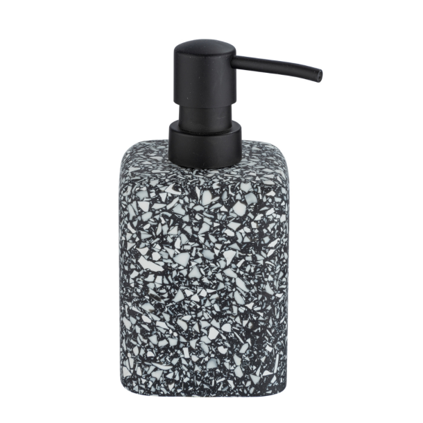 Sbedispenser - sort terrazzo, WENKO