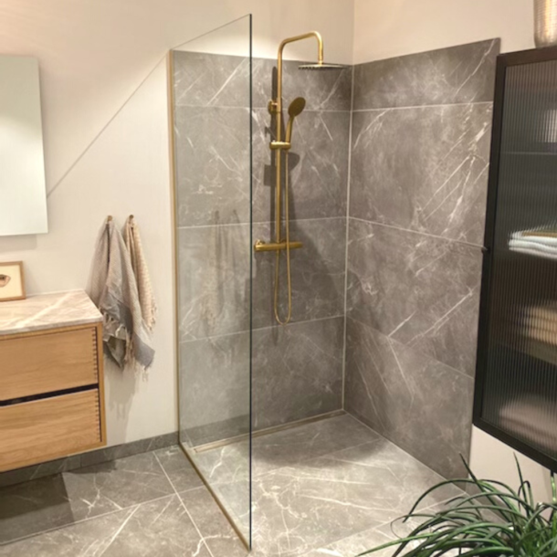 Brusevg 100x200 cm, 8 mm klart glas