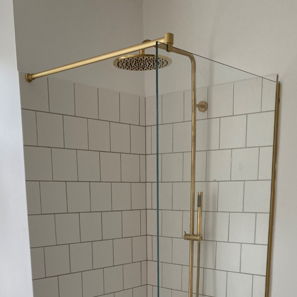 Messing glassttte mat finish - Forhngsstang (vg) - Aquatrend