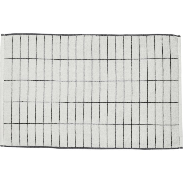 Mette Ditmer Tile Stone Bademtte 50x80 cm - Sort/hvid