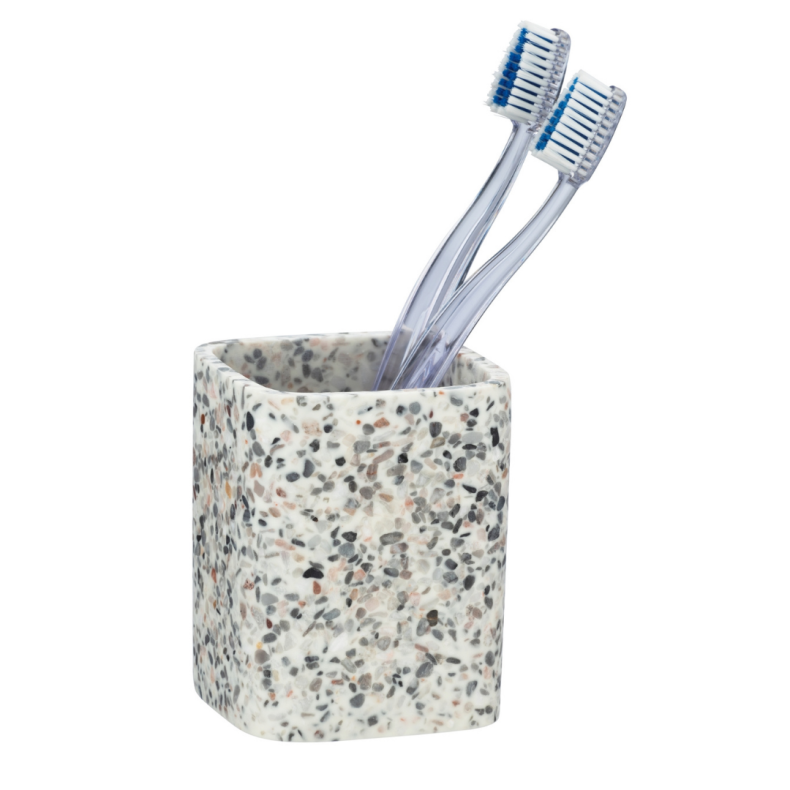 Tandkrus - hvid terrazzo, WENKO