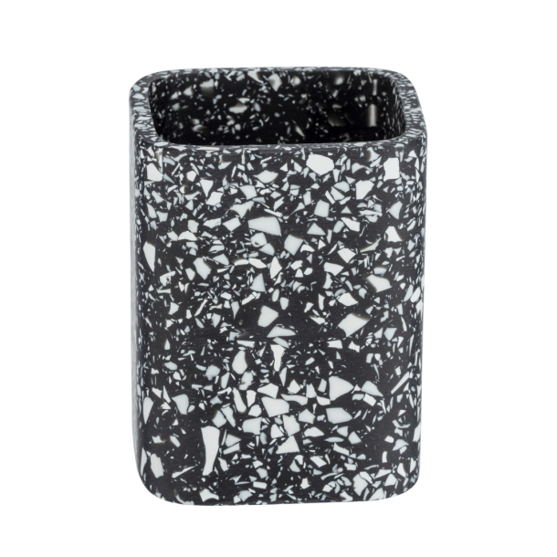 Tandkrus - sort terrazzo, WENKO