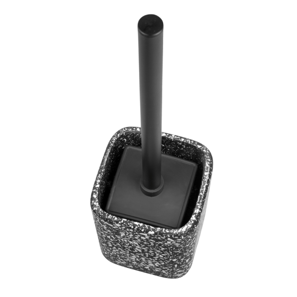 Toiletbrste - sort terrazzo, WENKO