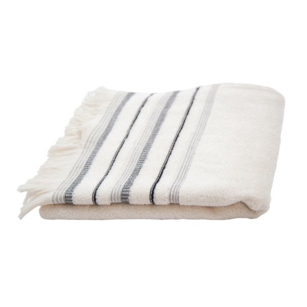 Au Maison hndklde, Soft Stripe-Creme 70x140cm
