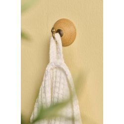 Ib Laursen Knage enkelt rund r brun keramik