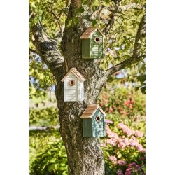 Ib Laursen Fuglehus hvid m/naturfarvet tag