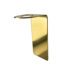 Sbepumpeholder selvklbende blank messing finish, ELEMENTS