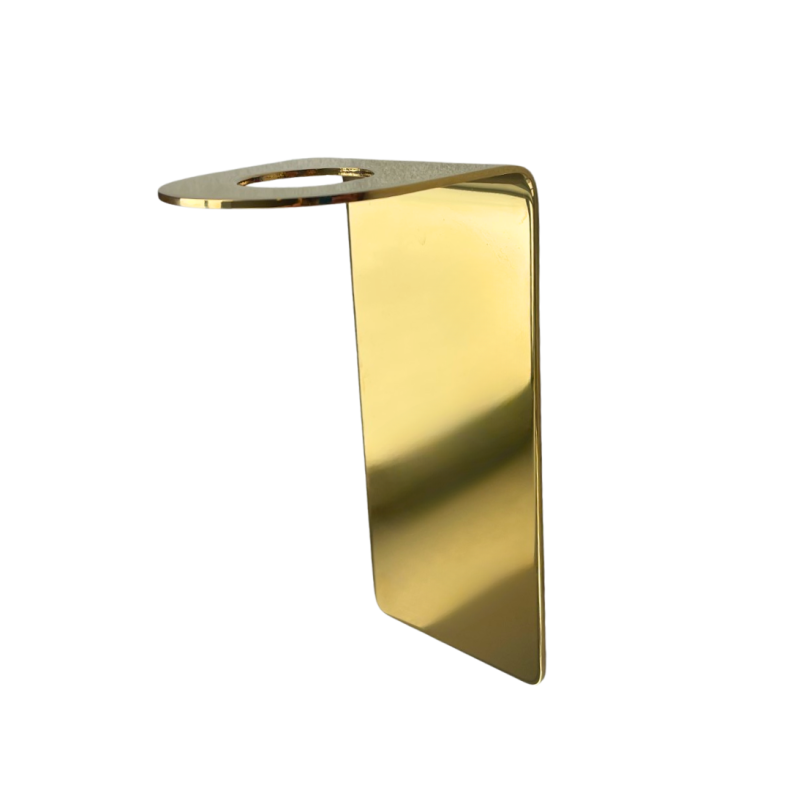 Sbepumpeholder selvklbende blank messing finish, ELEMENTS