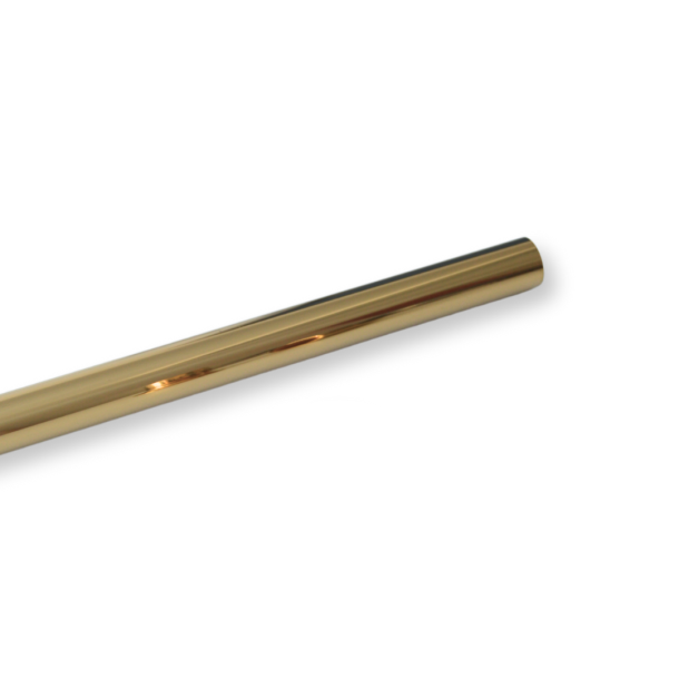 Stang til sttte 100 cm - Blank messing