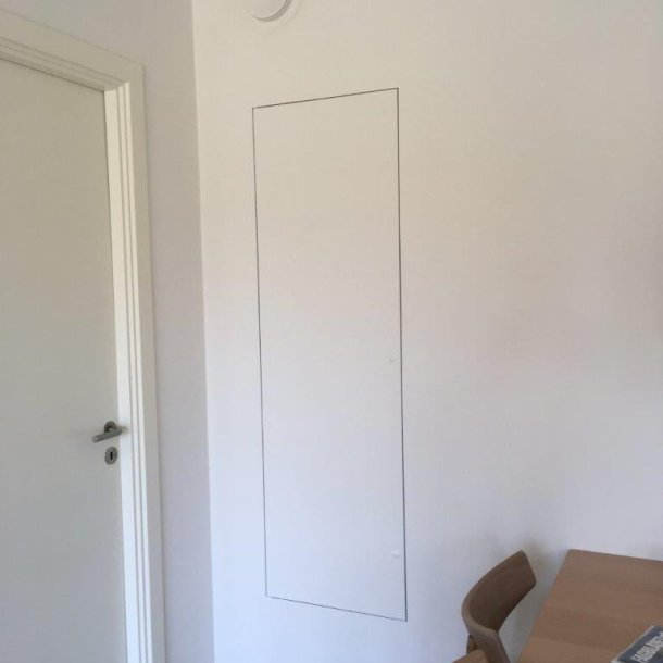 Isoleret inspektionslem 50x120 cm m. spartelkant - Aquatrend