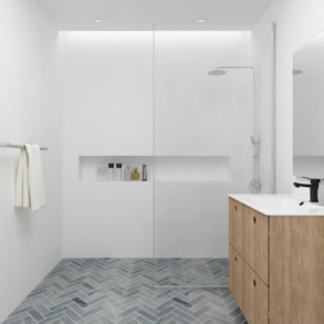 Brusevg 90x200 cm, 8 mm klart glas 