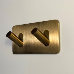 Hndkldekrog selvklbende dobbelt mat messing - Elements