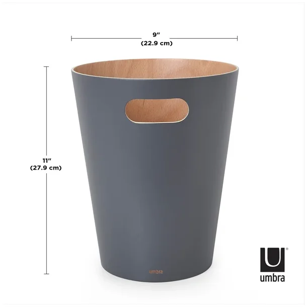 Umbra Woodrow papirkurv - kul/natur