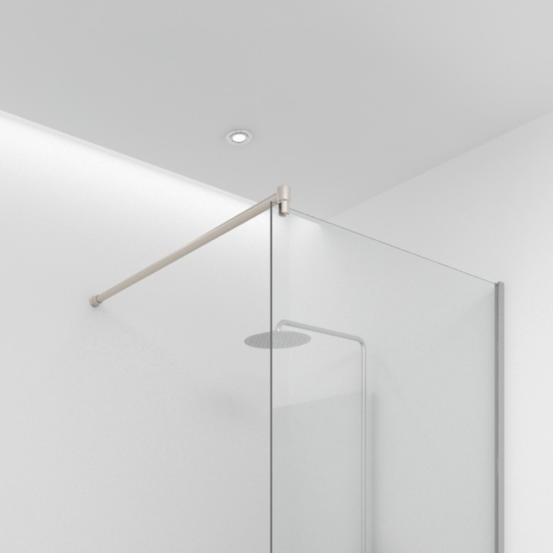 Glassttte - Forhngsstang (vg) poleret rustfri stl - Aquatrend