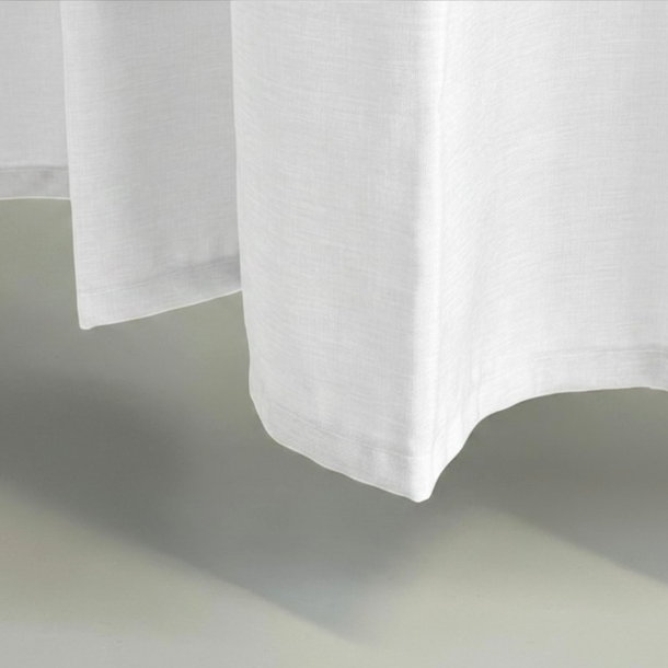 Badeforh�ng hvid h�rlook, 200x220 cm, ekstra l�ngde - VaskBAR