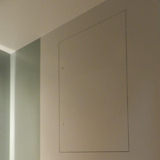 Isoleret inspektionslem 50x120 cm m. spartelkant - Aquatrend