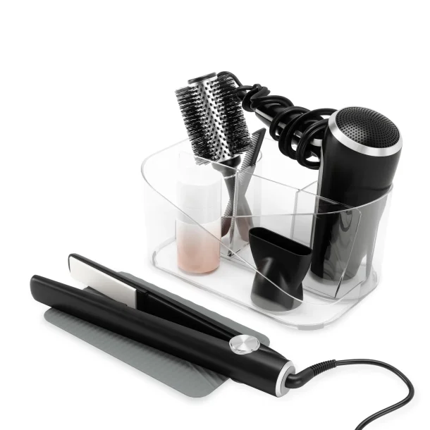 Umbra Glam Organizer til hrstyling - klar akryl