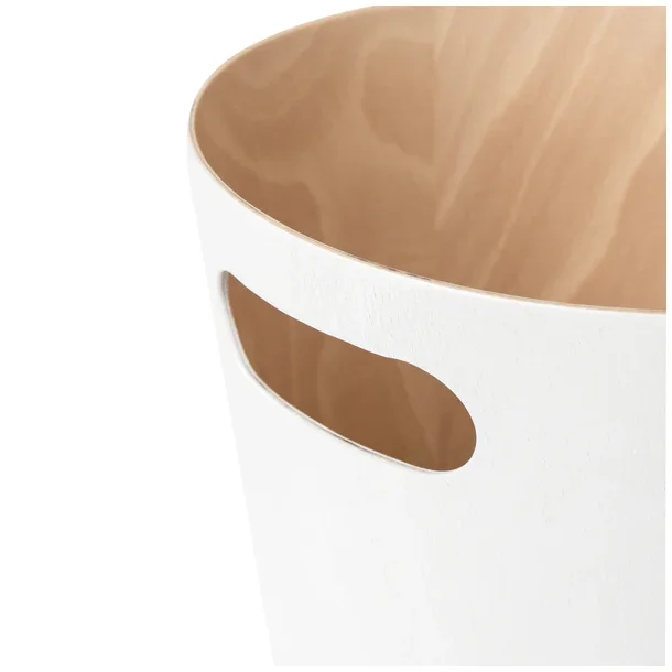  Umbra Woodrow papirkurv - hvid/natur