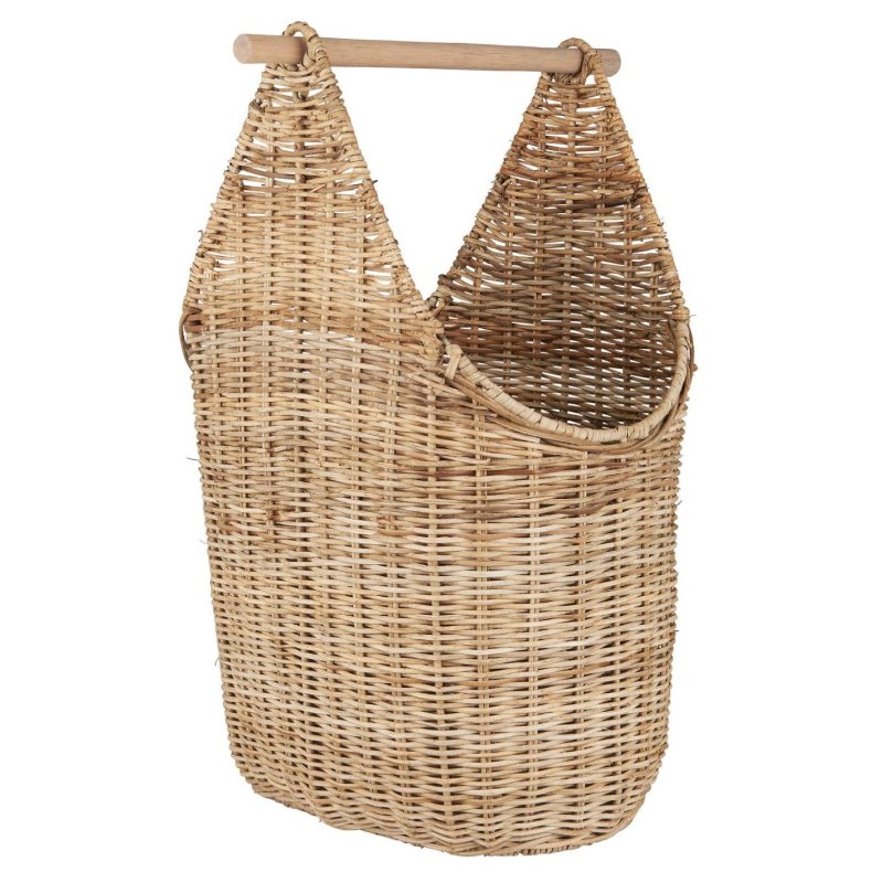 Ib Laursen Kurv m/toiletpapirholder grt rattan