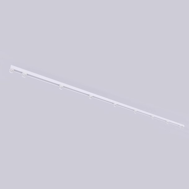Loftmonteret skinne til badeforhng, 120 cm - Aquatrend