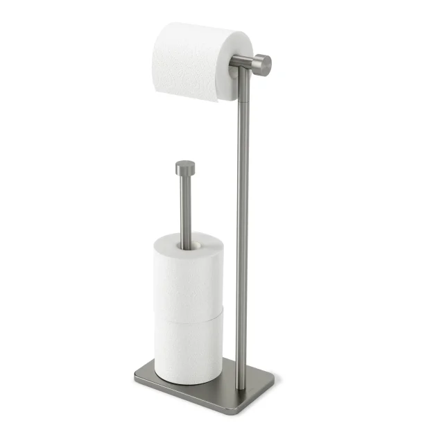 Umbra Fritstende toiletrulleholder - brstet stl